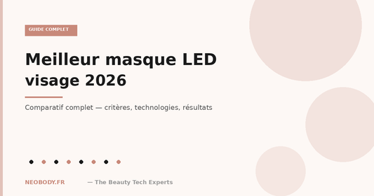 Meilleur masque LED visage 2026 : comparatif complet