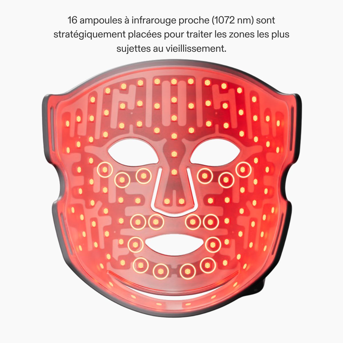 Masque LED Visage Rouge & Proche Infrarouge 830 nm | Neobody