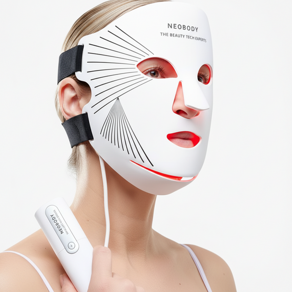 Masque LED Visage Rouge